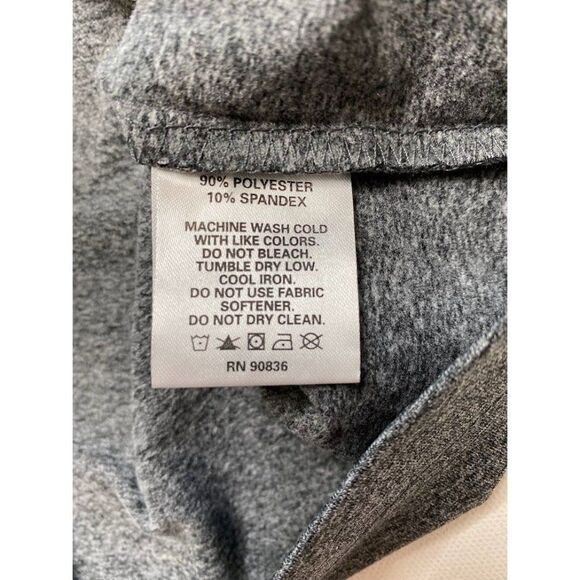 Sport-Tek Sport-Wick Fleece Jacket Women's XL Gray Zip Long-Sleeve Stretch NWOT - Picture 8 of 10